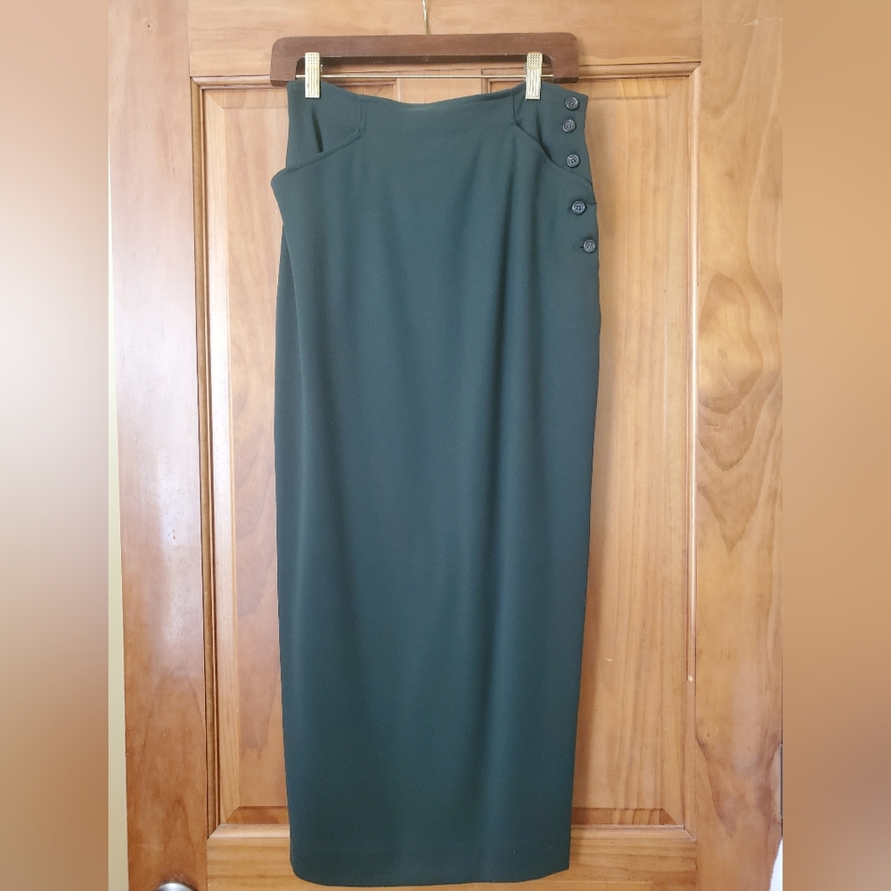 Hunter Green RalphLauren Blue Label long skirt